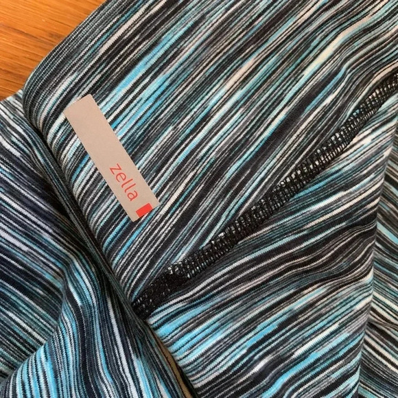 ZELLA EUC Live in Blue Blink Space Dye Leggings - Picture 4 of 5